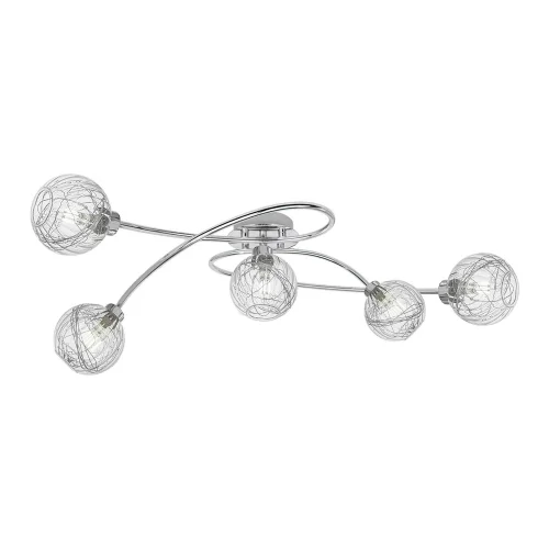 TETO TETO 5 LUZES DE QUINN CROMADAS