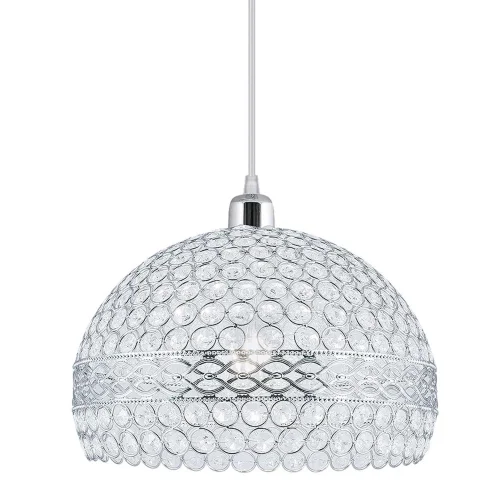 PINGENTE 1 TUDOR LEVE CROMO E VIDRO