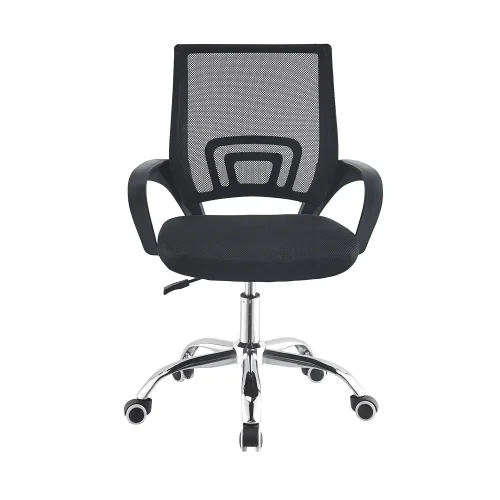 MESA DE CADEIRA AETHELRED PRETO CROMO