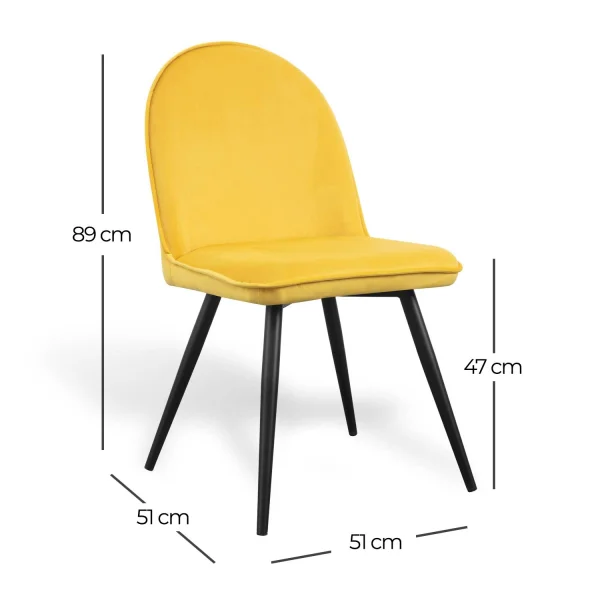 HADLEY CADEIRA DE VELUDO AREIA