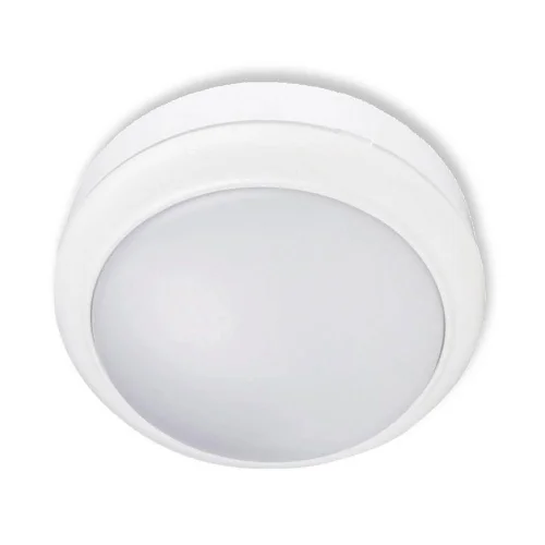 TETO/LÂMPADA DE PAREDE EXTERNA LED 15W 4000K IP65 BRANCO CIRCULAR