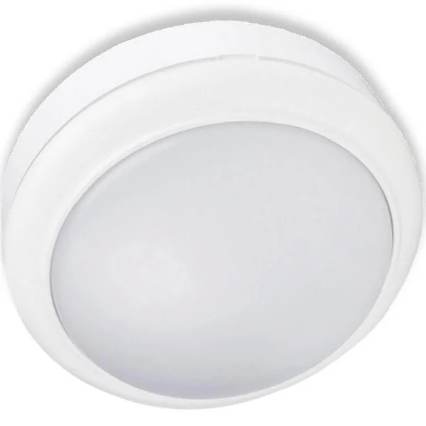TETO/LÂMPADA DE PAREDE EXTERNA LED 15W 4000K IP65 BRANCO CIRCULAR