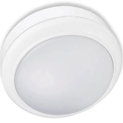 TETO/LÂMPADA DE PAREDE EXTERNA LED 15W 4000K IP65 BRANCO CIRCULAR
