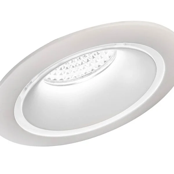 LUZ LATERAL CONVEXA BRANCA RECESSADA IP44