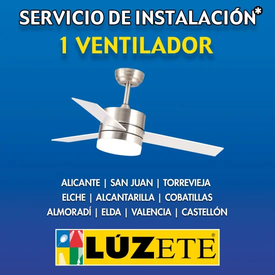 INSTALAÇÃO OFERECER 1 VENTILADOR