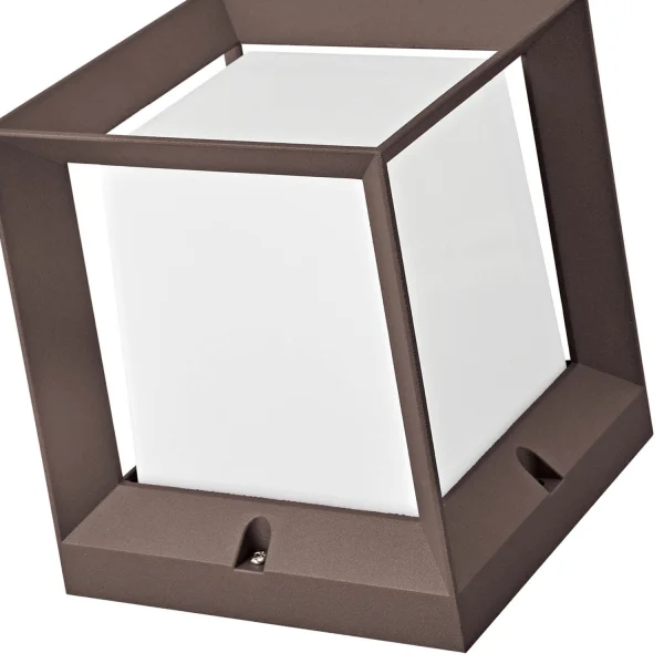 OVERWALL EXTERIOR GOTA DE NEVE 16CM E27 MARROM