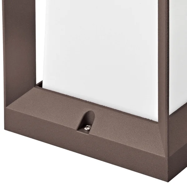 OVERWALL EXTERIOR GOTA DE NEVE 16CM E27 MARROM