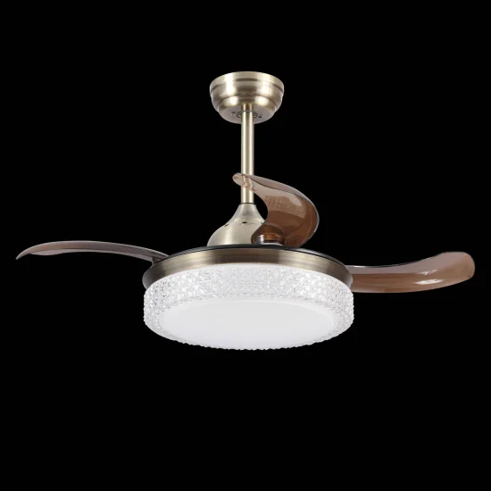 VENTILADOR DE TETO DE LED KINGSTON 4P COURO DOBRÁVEL AJUSTÁVEL 2