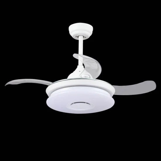 VENTILADOR DE TETO LEVOU LINSTEAD BRANCO RGB DOBRÁVEL AJUSTÁVEL 2