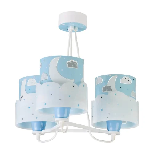 LÂMPADA INFANTIL 3 LUZES LUNARES E27 AZUL LÂMPADA INFANTIL 3 LUZES LUNARES E27 AZUL
