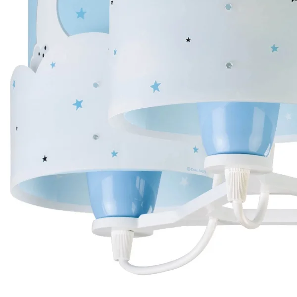 LÂMPADA INFANTIL 3 LUZES LUNARES E27 AZUL LÂMPADA INFANTIL 3 LUZES LUNARES E27 AZUL