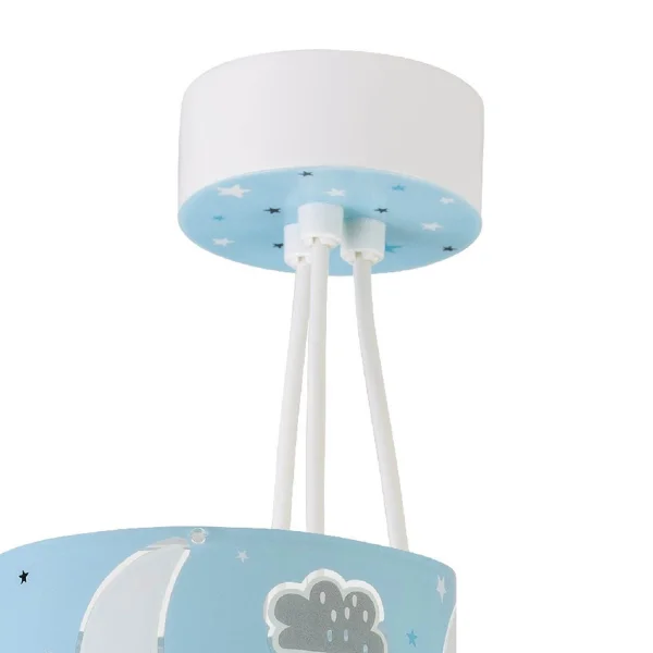 LÂMPADA INFANTIL 3 LUZES LUNARES E27 AZUL LÂMPADA INFANTIL 3 LUZES LUNARES E27 AZUL