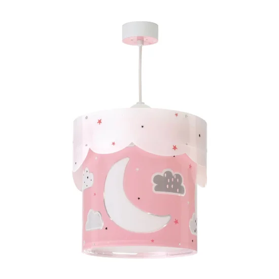 LUA E27 LÂMPADA PENDENTE ROSA CRIANÇA 2