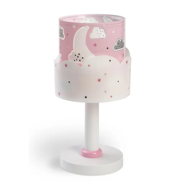 LUA E14 LÂMPADA DE MESA ROSA INFANTIL