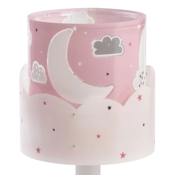 LUA E14 LÂMPADA DE MESA ROSA INFANTIL