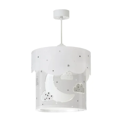 LUA LÂMPADA PENDENTE E27 CINZA