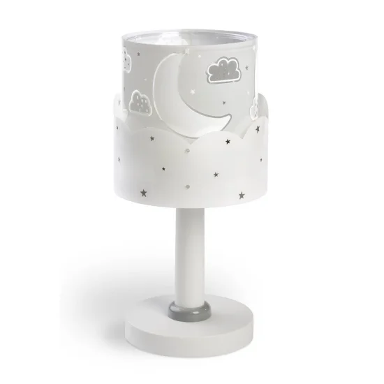 LUA E14 LÂMPADA DE MESA CINZA CRIANÇAS 2