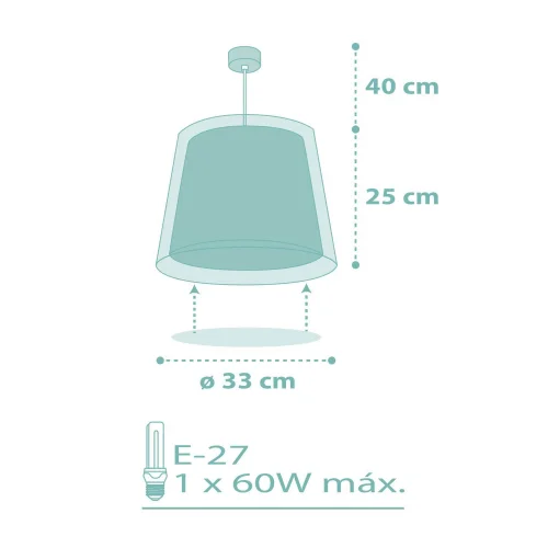 CANETAL INFANTIL LÂMPADA FLORES DO SONHO E27 VERDE