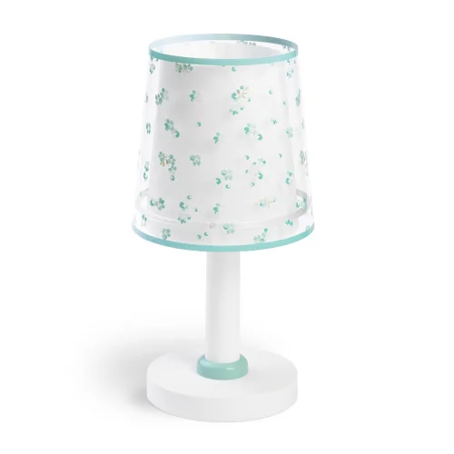 LÂMPADA DE MESA INFANTIL FLORES DO SONHO E14 VERDE LÂMPADA DE MESA INFANTIL FLORES DO SONHO E14 VERDE