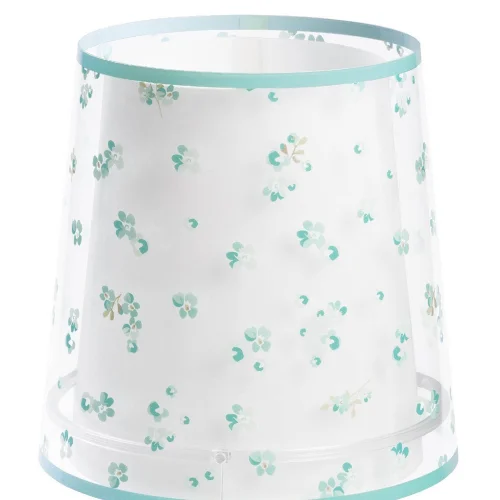 LÂMPADA DE MESA INFANTIL FLORES DO SONHO E14 VERDE LÂMPADA DE MESA INFANTIL FLORES DO SONHO E14 VERDE