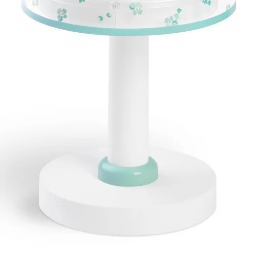 LÂMPADA DE MESA INFANTIL FLORES DO SONHO E14 VERDE LÂMPADA DE MESA INFANTIL FLORES DO SONHO E14 VERDE