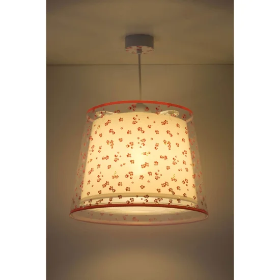 FLORES DO SONHO DA LÂMPADA PENDENTE INFANTIL E27 ROSA 2