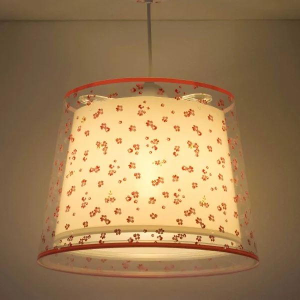 FLORES DO SONHO DA LÂMPADA PENDENTE INFANTIL E27 ROSA FLORES DO SONHO DA LÂMPADA PENDENTE INFANTIL E27 ROSA