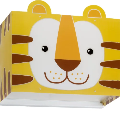PEQUENO TIGRE E27 LÂMPADA DE PAREDE INFANTIL
