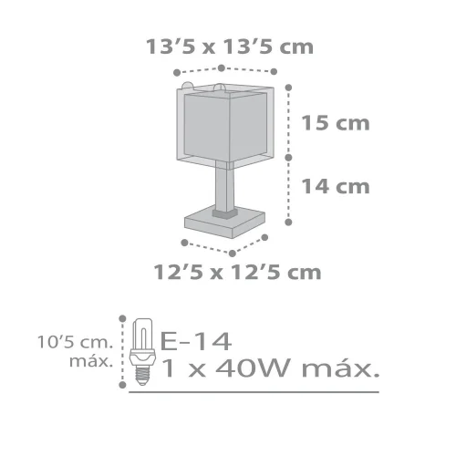 PEQUENO TEDDY E14 LÂMPADA DE MESA INFANTIL PEQUENO TEDDY E14 LÂMPADA DE MESA INFANTIL