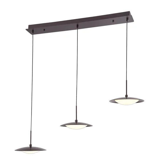 LÂMPADA DE TETO DE LED HILDEGARD 3 LUZES 36W 4000K