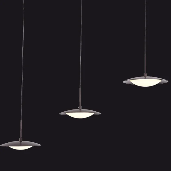 LÂMPADA DE TETO DE LED HILDEGARD 3 LUZES 36W 4000K 2