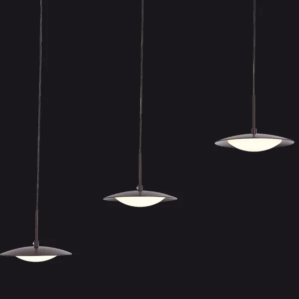 LÂMPADA DE TETO DE LED HILDEGARD 3 LUZES 36W 4000K