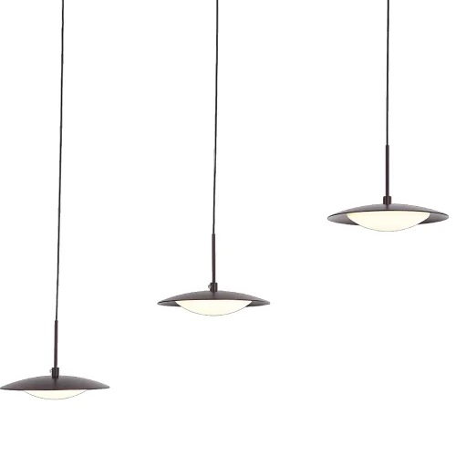 LÂMPADA DE TETO DE LED HILDEGARD 3 LUZES 36W 4000K