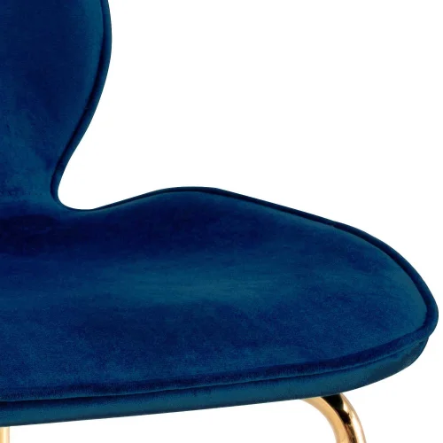 ASHCROFT CADEIRA VELUDO AZUL