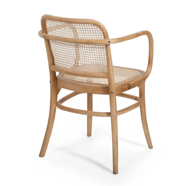 CADEIRA HANNAH COM APOIO DE BRAÇO MADEIRA NATURAL RATTAN CADEIRA HANNAH COM APOIO DE BRAÇO MADEIRA NATURAL RATTAN