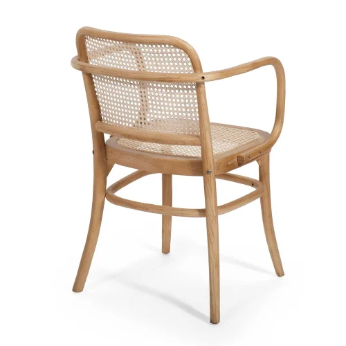 CADEIRA HANNAH COM APOIO DE BRAÇO MADEIRA NATURAL RATTAN CADEIRA HANNAH COM APOIO DE BRAÇO MADEIRA NATURAL RATTAN