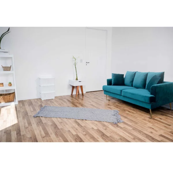 SKYLA SOFÁ 3 QUADRADOS TURQUESA