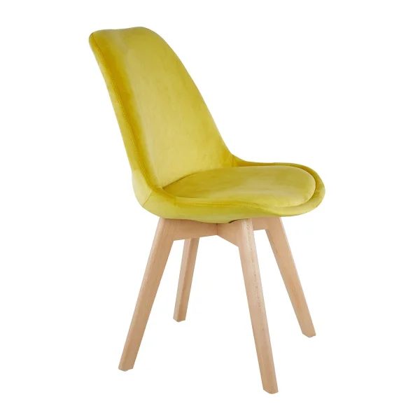 MOSTARDA DE VELUDO TORRE CADEIRA