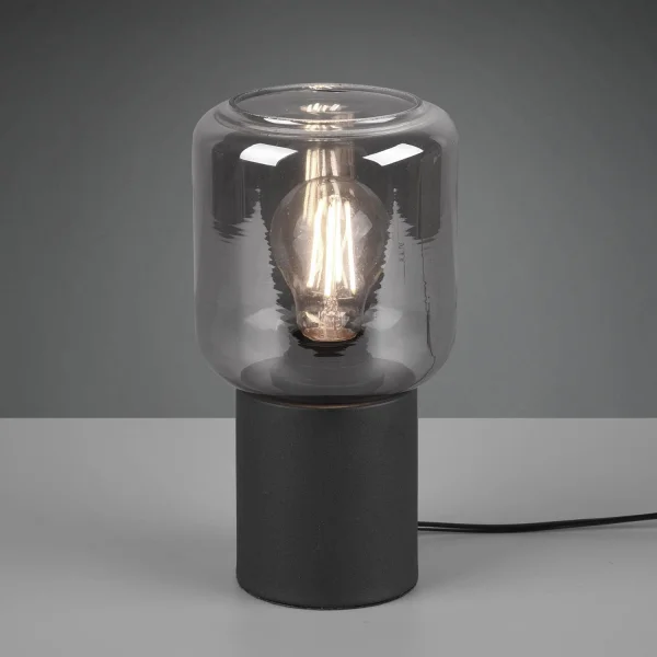 LÂMPADA DE MESA MORRIGAN BLACK METAL E27