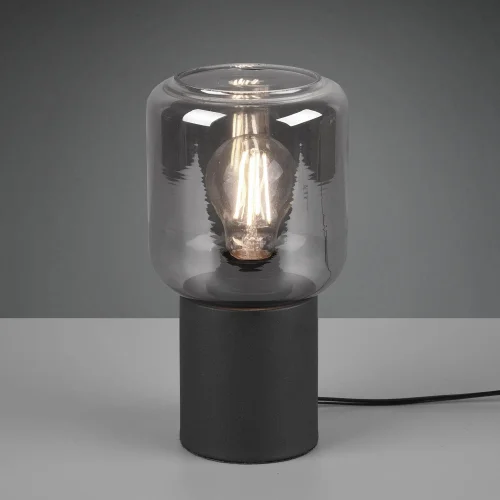 LÂMPADA DE MESA MORRIGAN BLACK METAL E27