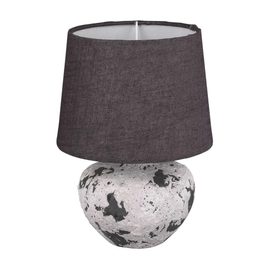 CANDEEIRO DE MESA CONNIE CERÂMICA CINZENTA E14 18 CM 2