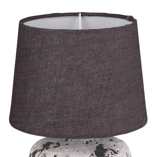 CANDEEIRO DE MESA CONNIE CERÂMICA CINZENTA E14 18 CM