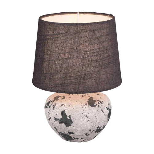 CANDEEIRO DE MESA CONNIE CERÂMICA CINZENTA E14 18 CM