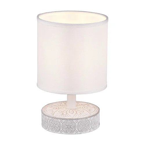 CANDEEIRO DE MESA NEKANE CERÂMICA BRANCA E14