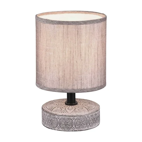 CANDEEIRO DE MESA NEKANE CERÂMICA CASTANHA E14