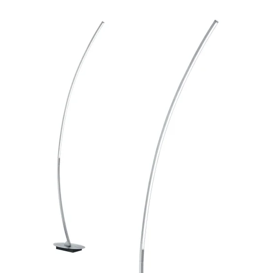 CANDEEIRO DE CHÃO LED THEODOR 11W 3000K ALUMÍNIO POLIDO 2