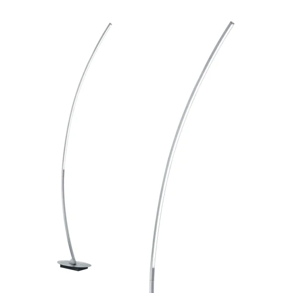 CANDEEIRO DE CHÃO LED THEODOR 11W 3000K ALUMÍNIO POLIDO