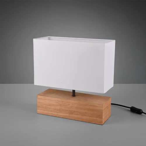 CANDEEIRO DE MESA SIGRID MADEIRA NATURAL E27