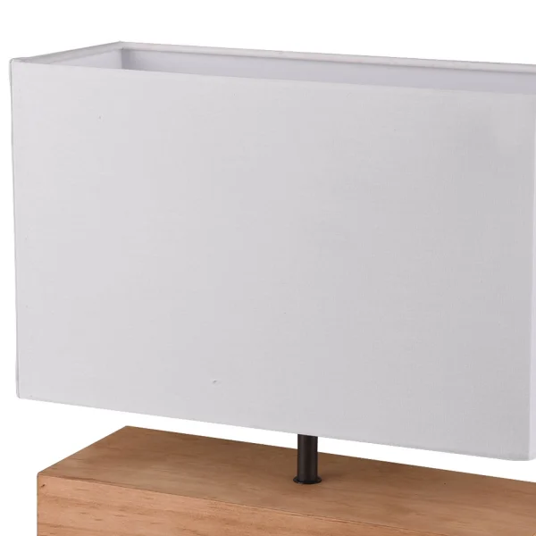 CANDEEIRO DE MESA SIGRID MADEIRA NATURAL E27