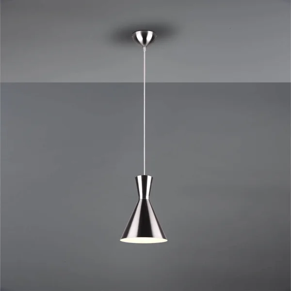 LÂMPADA DE TECTO CINTIA METAL NÍQUEL E27